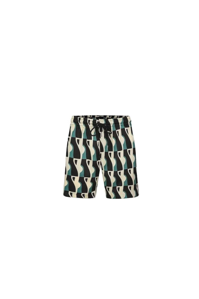 Ensemble chemise short à motifs abstrait - Image 15