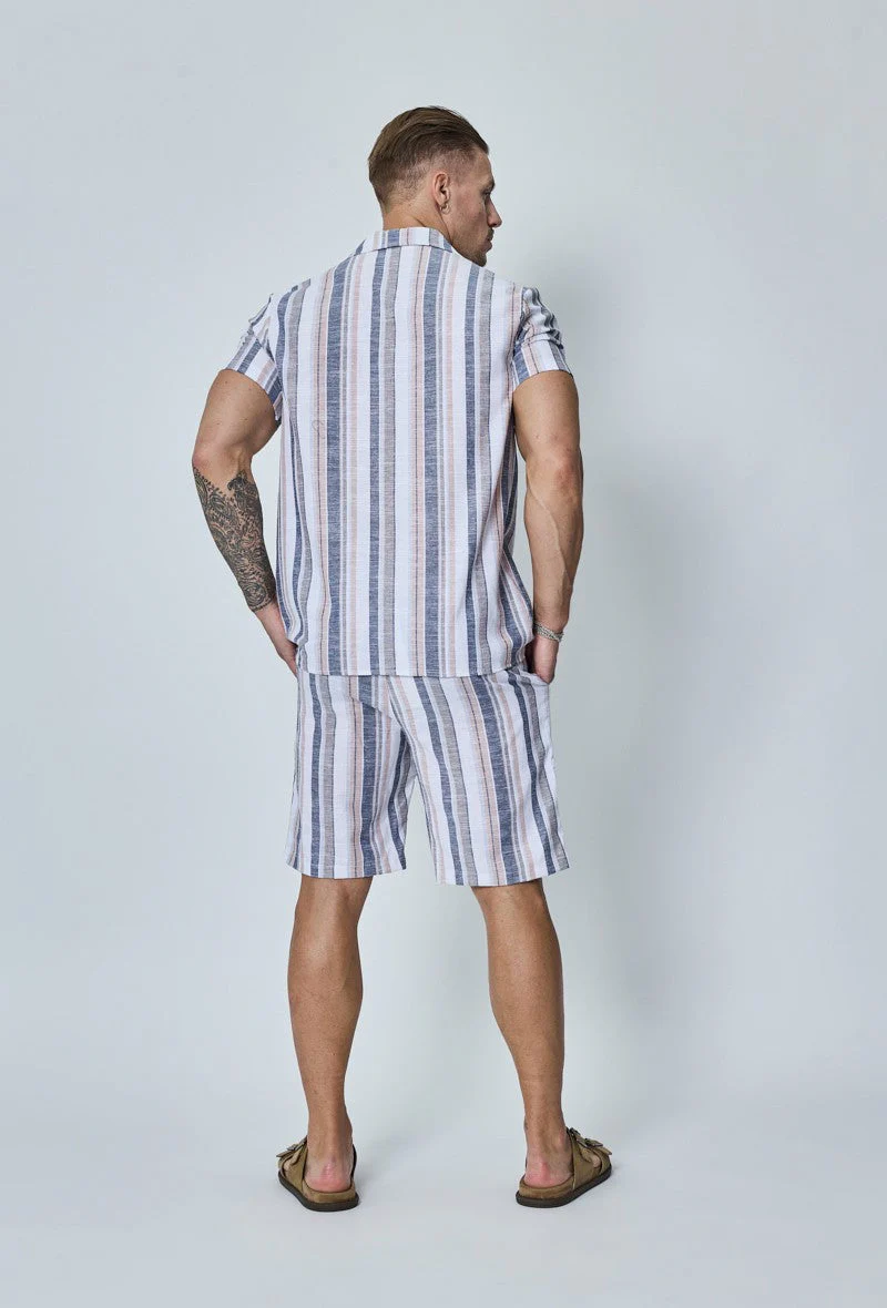 Short a rayure lin - Image 5