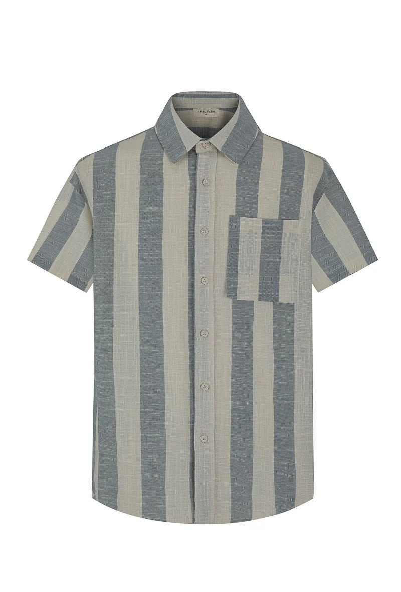 Ensemble chemise short à rayure - Image 5