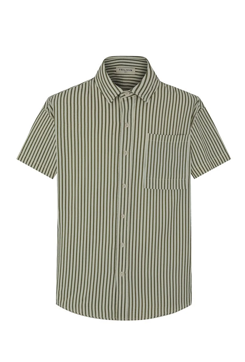 Ensemble chemise short à rayure - Image 8