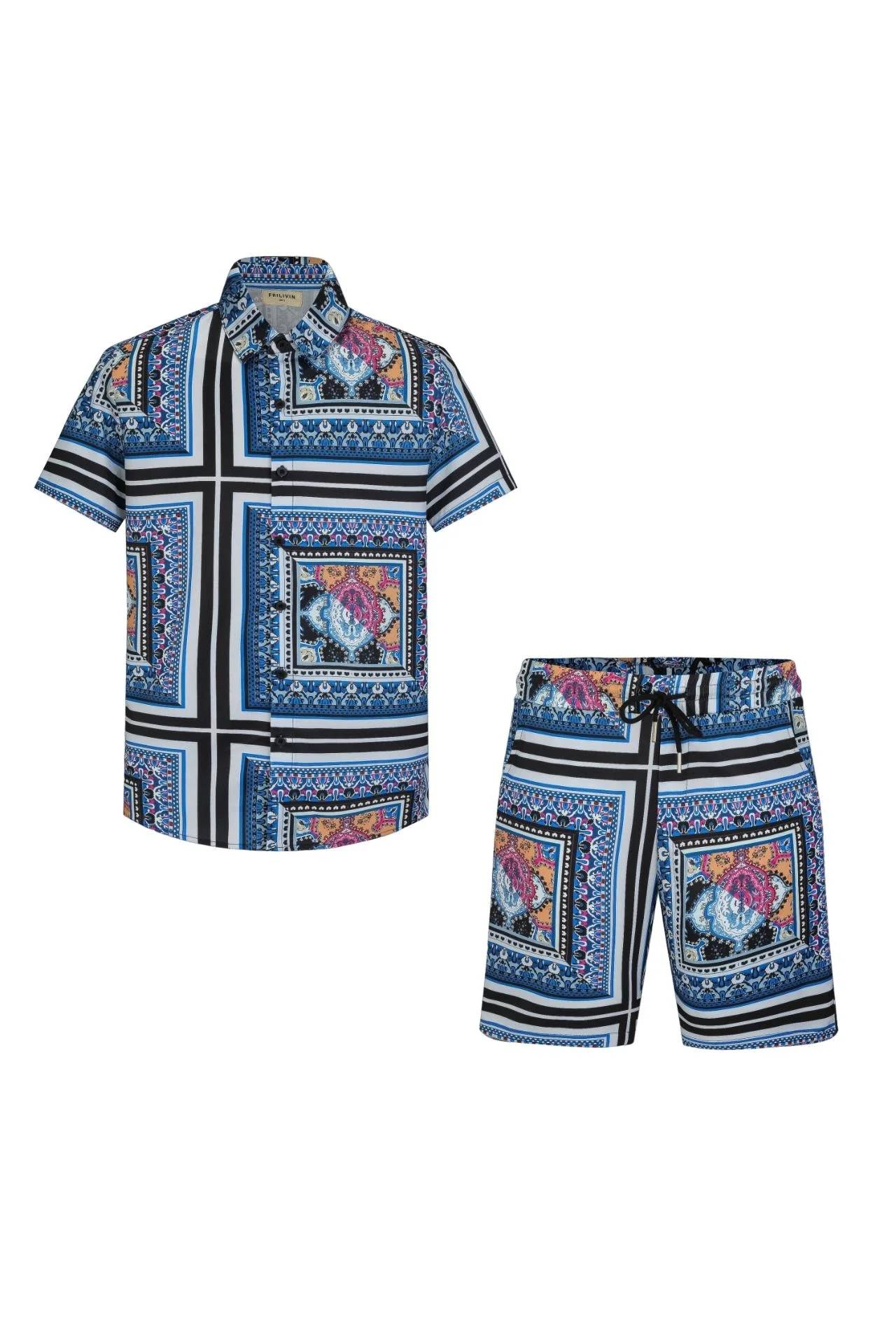Ensemble chemise short baroque - Image 3