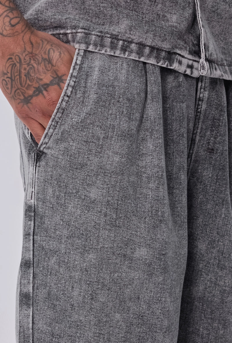 Ensemble chemise short en jean confort et style décontracté - Image 17