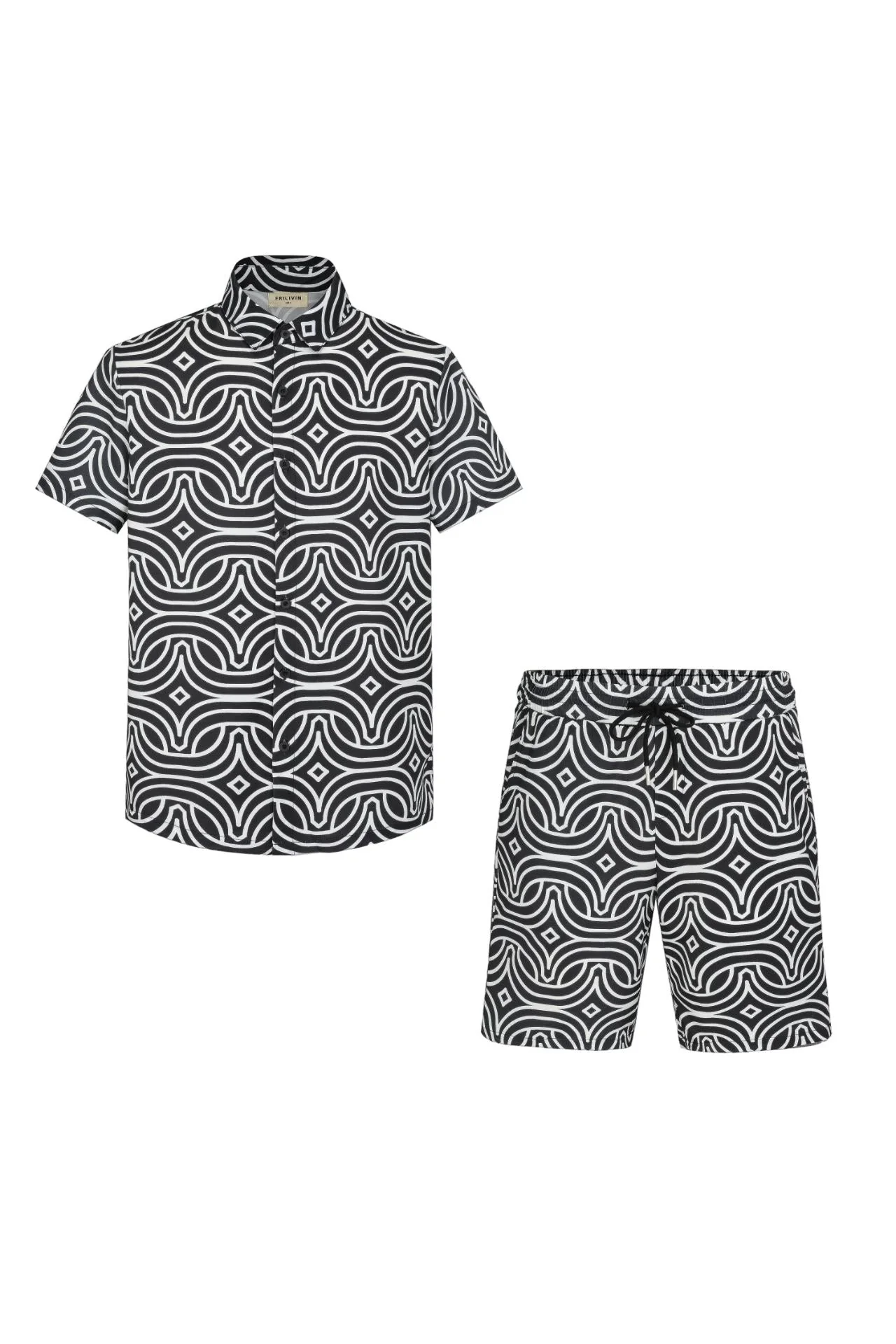 Ensemble chemise short graphique - Image 6