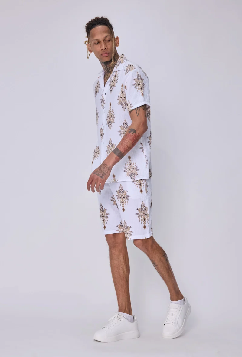 Ensemble chemise short imprimé - Image 12