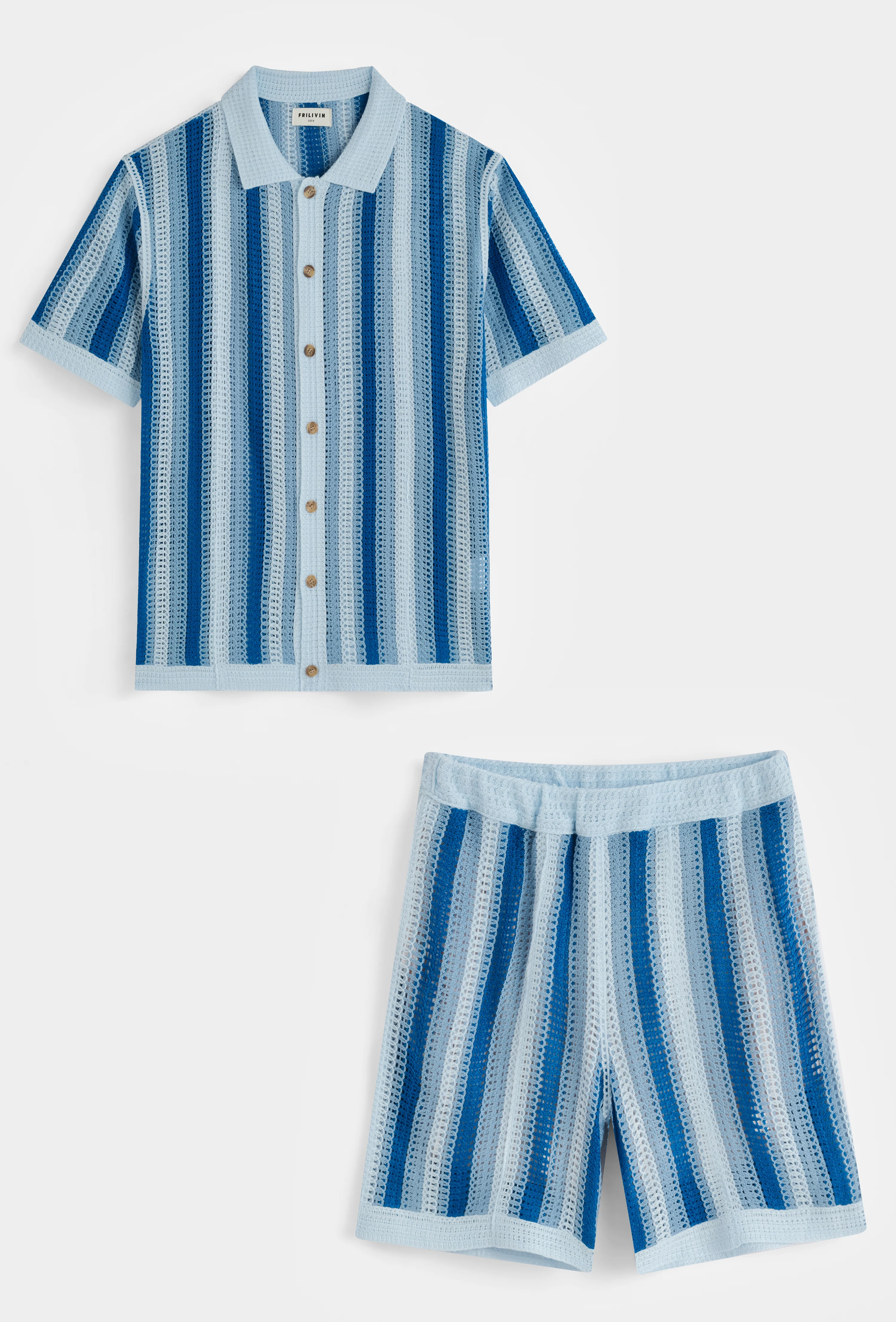 Ensemble polo short rayé - Image 5