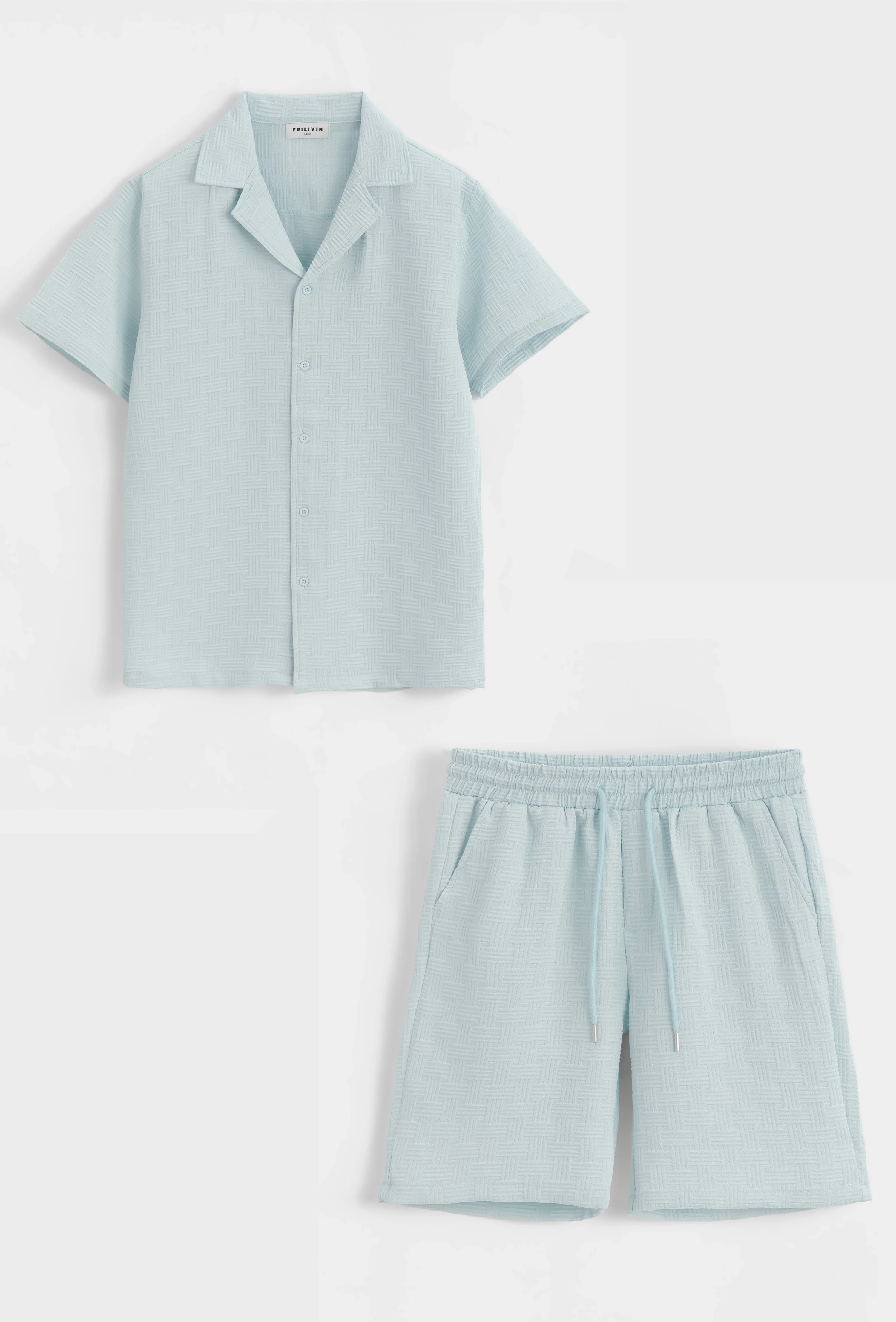 Ensemble chemise short texturé - Image 25