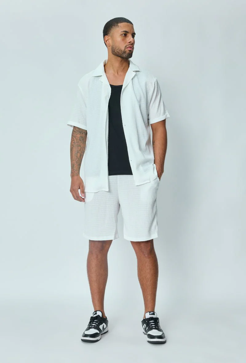Ensemble chemise short décontracté pratique - Image 4