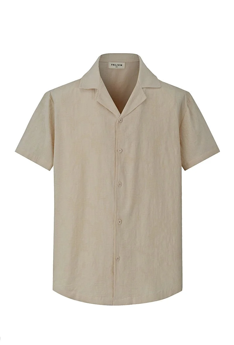 Ensemble chemise short uni décontracté - Image 13
