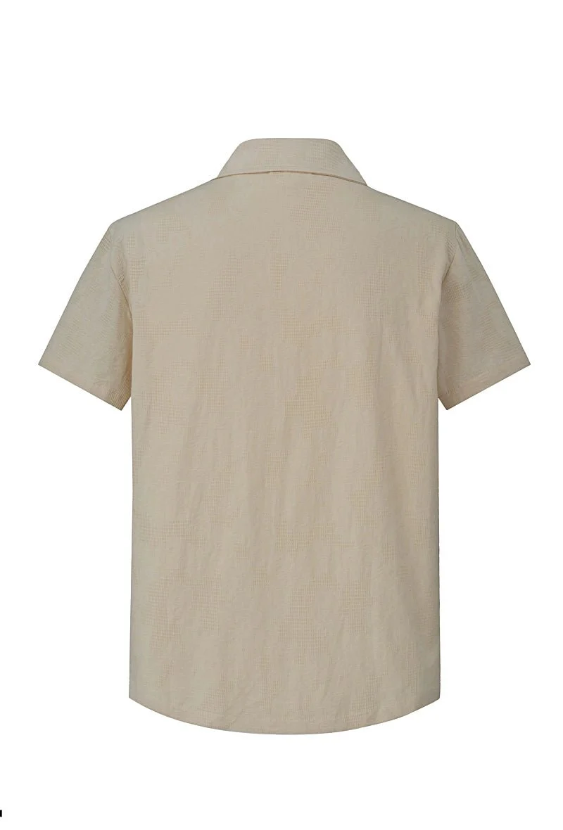 Ensemble chemise short uni décontracté - Image 14