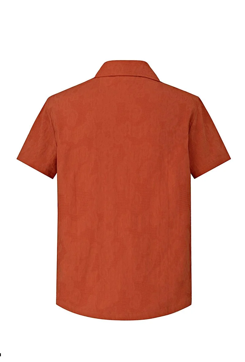 Ensemble chemise short uni décontracté - Image 9