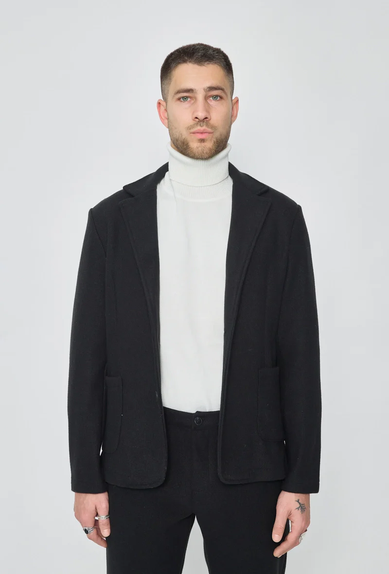 Ensemble classic veste et pantalon epais - Image 2