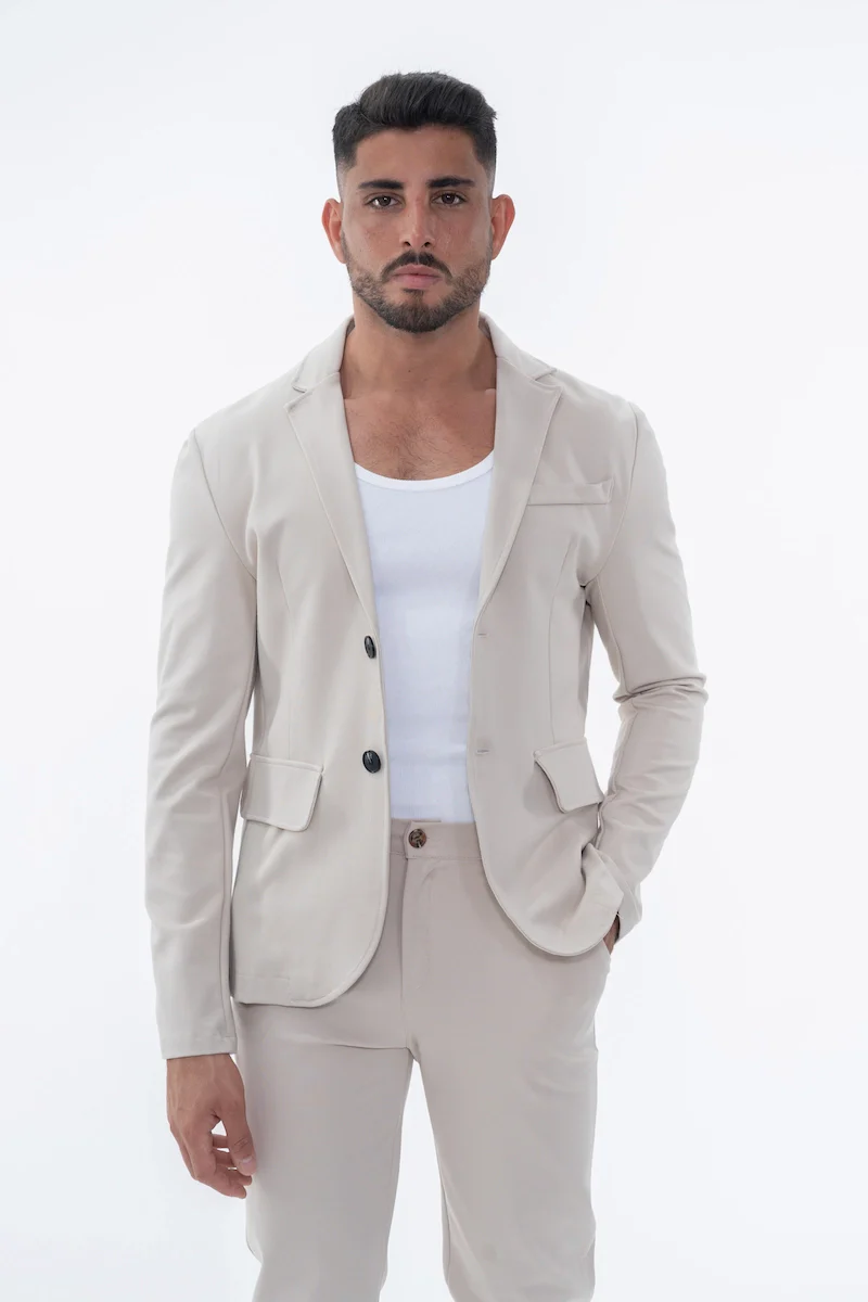 Ensemble costume classique uni - Image 4