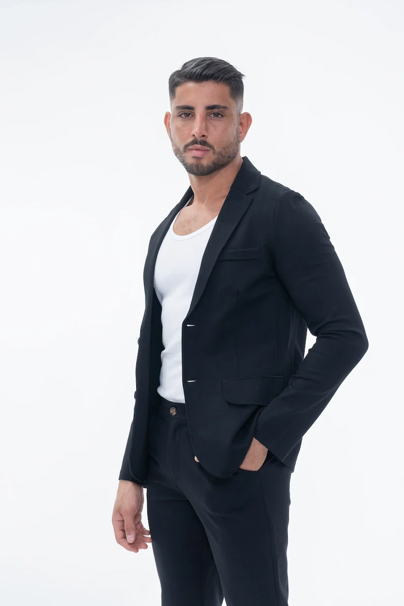 Ensemble costume classique uni - Image 9