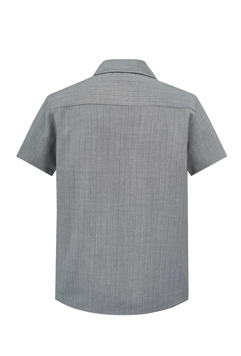 Ensemble de chemise à manches courtes et pantalon avec taille à cordon - Image 11