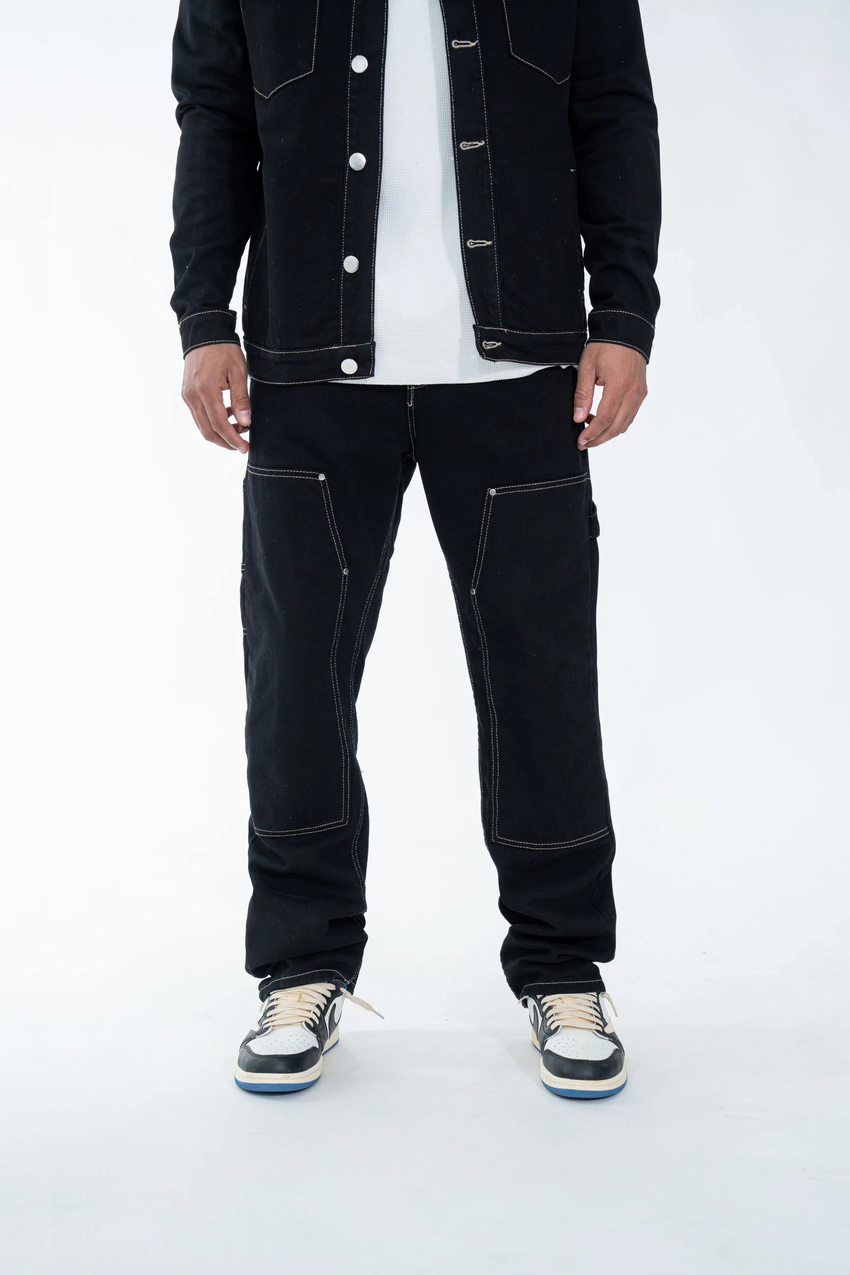 Ensemble denim noir délavé - Image 6