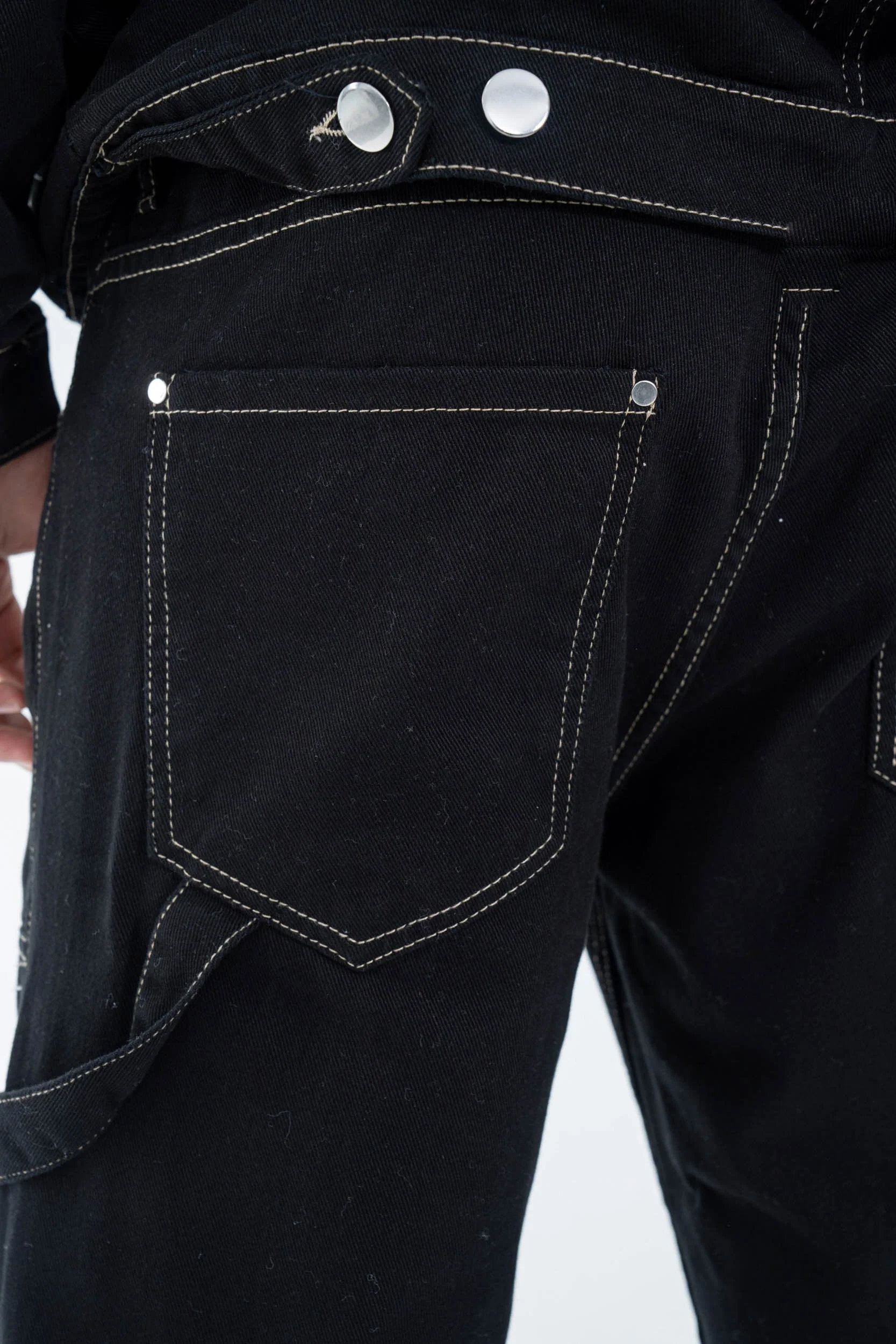 Ensemble denim noir délavé - Image 7