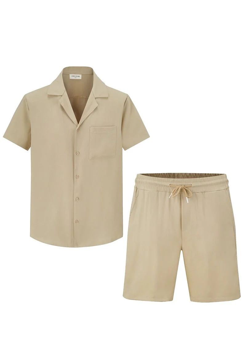 Ensemble détente uni chemise short - Image 16