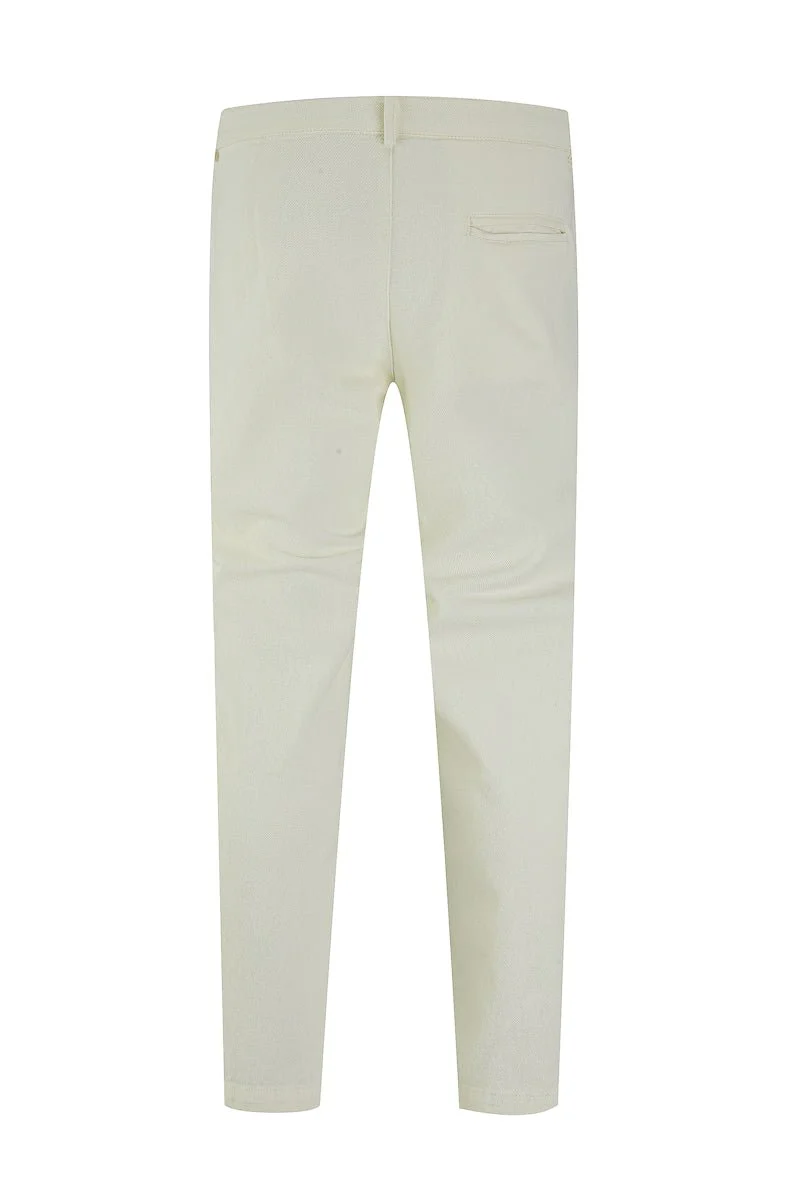 Ensemble en jean veste pantalon uni avec patch - Image 5