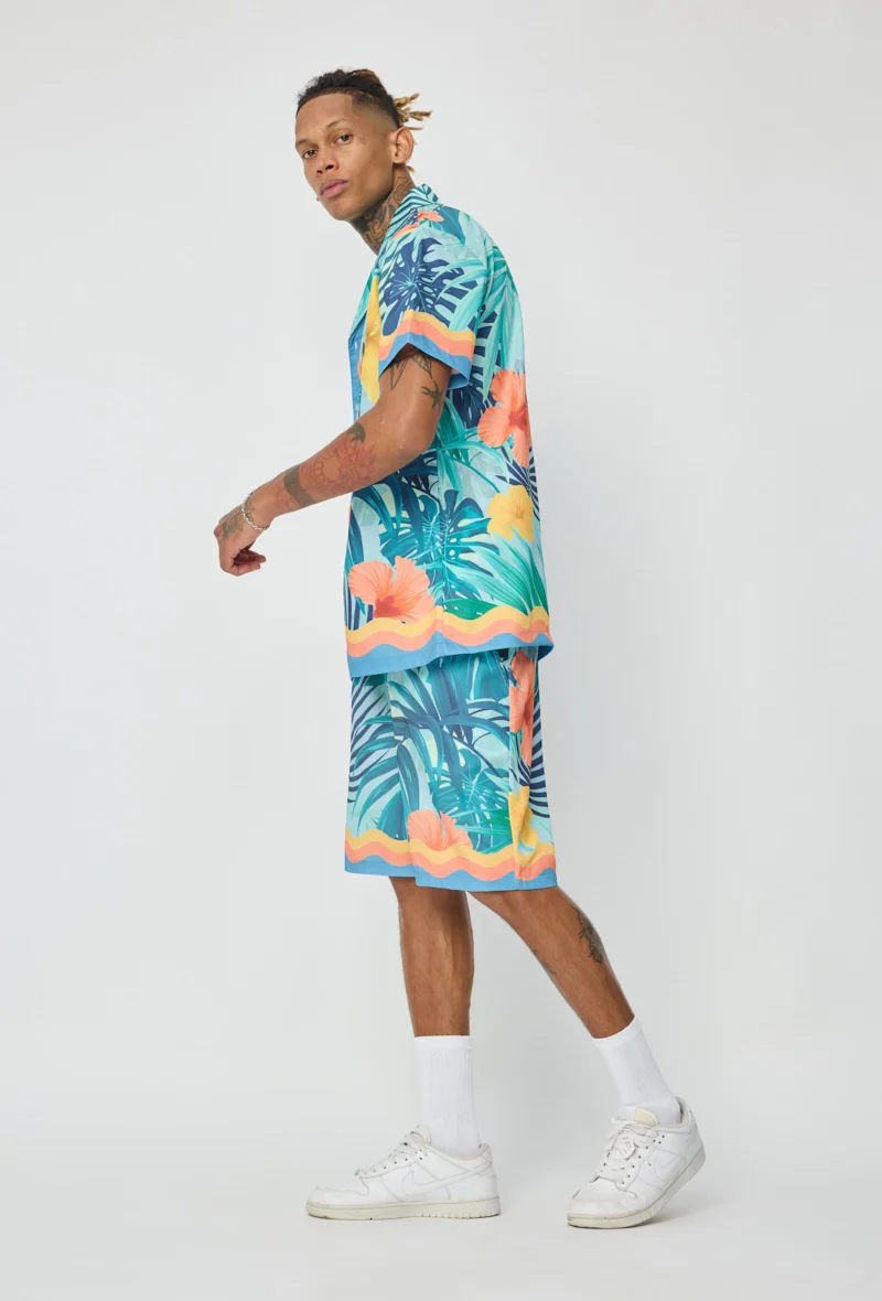 Ensemble exotique aux motifs vifs - Image 3