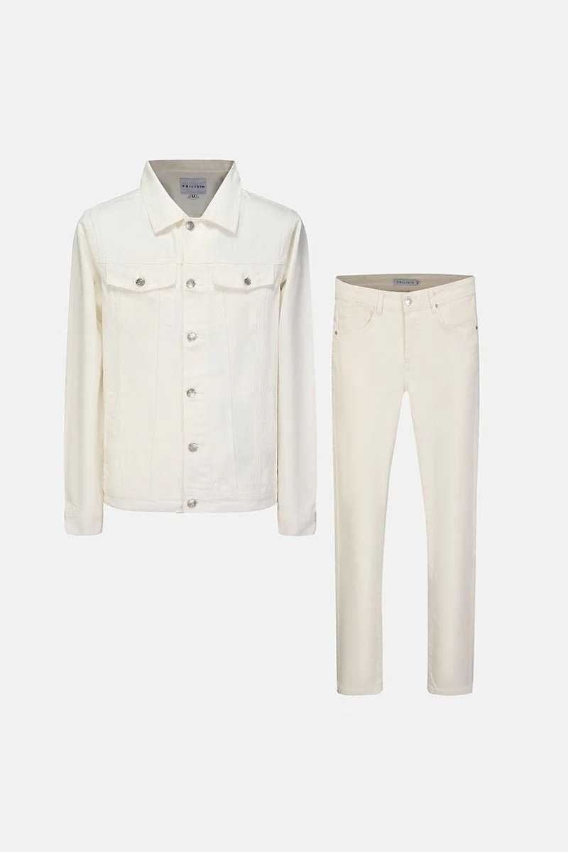 Ensemble jean veste pantalon - Image 27