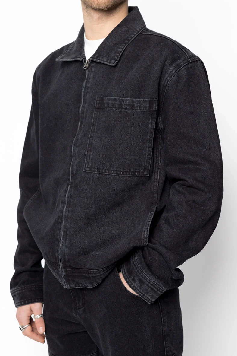 Ensemble pantalon en jean noir - Image 5