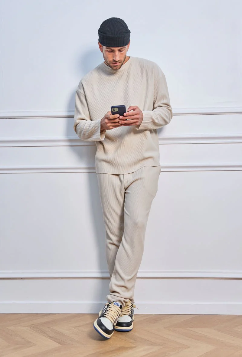 Ensemble pantalon uni - Image 2