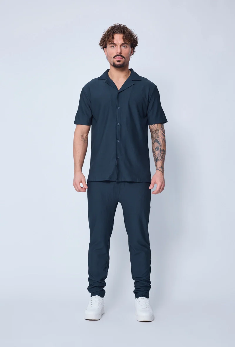 Ensemble chemise pantalon décontracté moderne - Image 10
