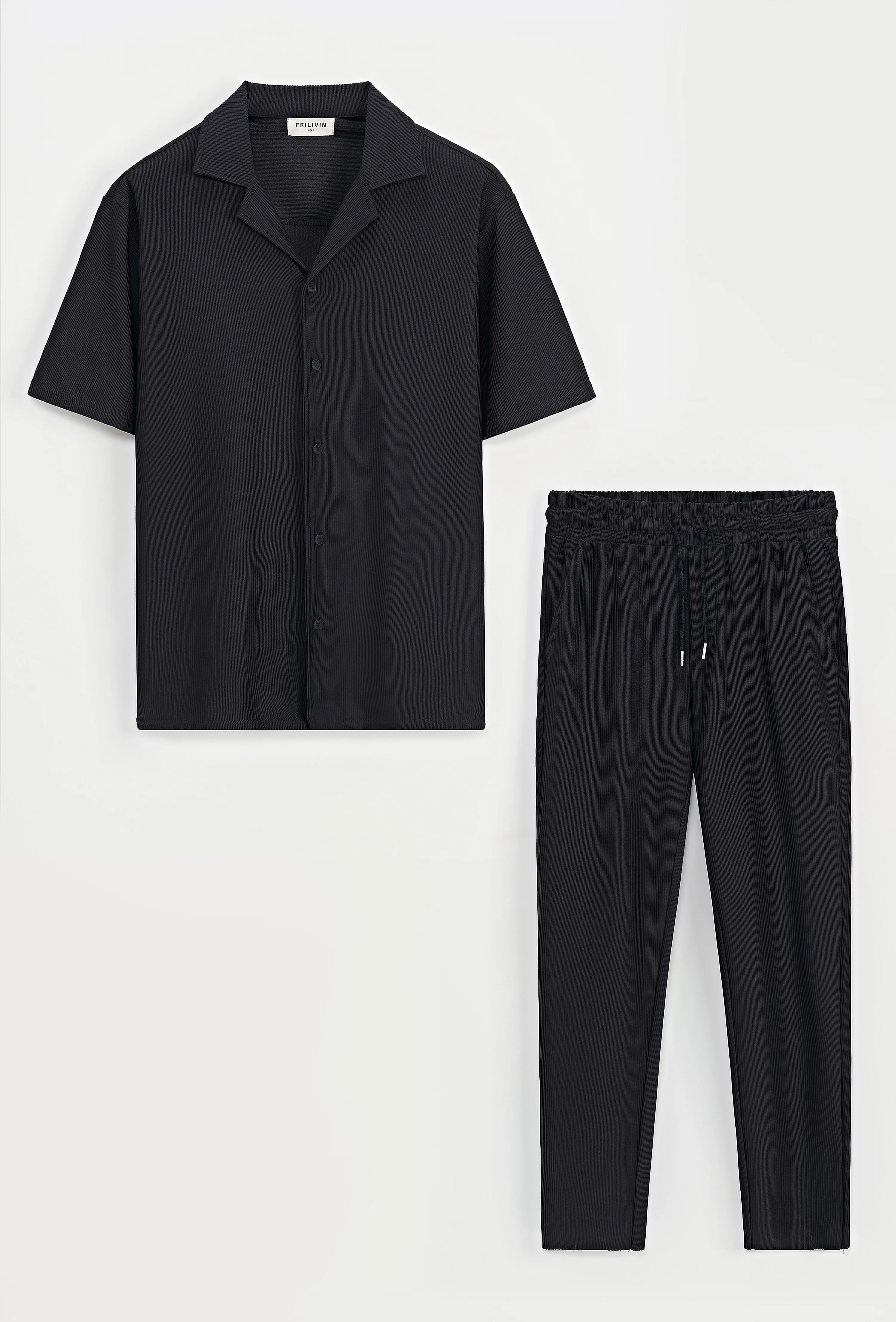 Ensemble chemise pantalon décontracté moderne - Image 29
