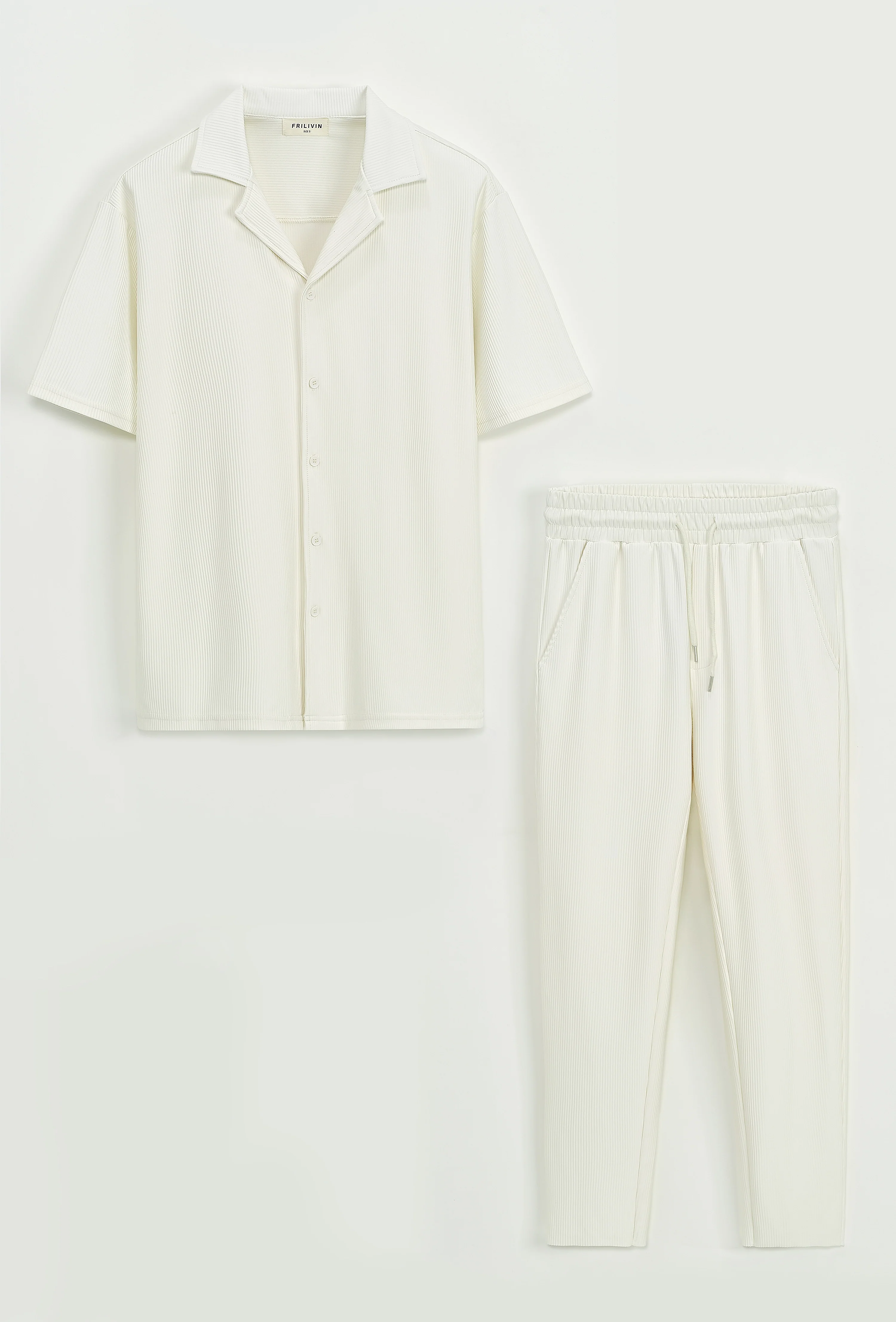 Ensemble chemise pantalon décontracté moderne - Image 36