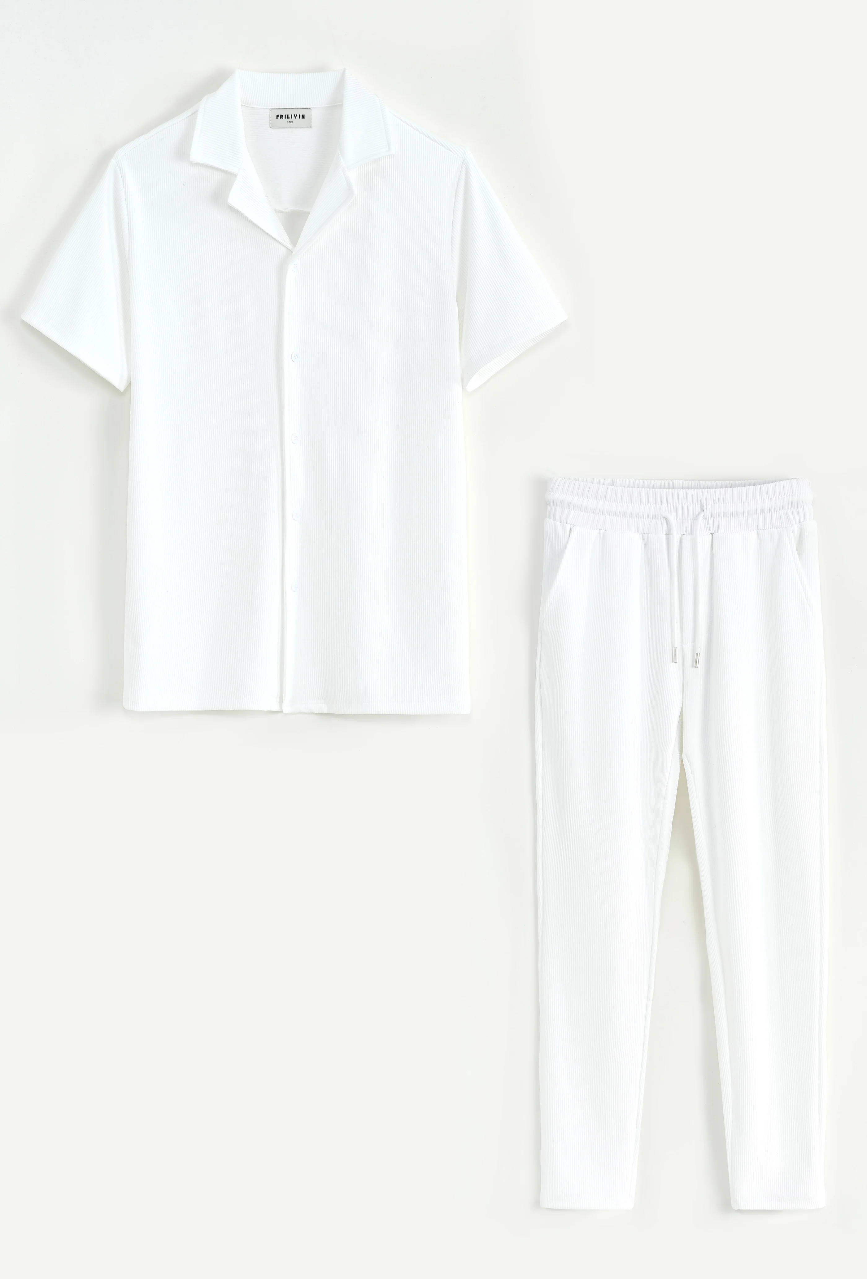 Ensemble chemise pantalon décontracté moderne - Image 43