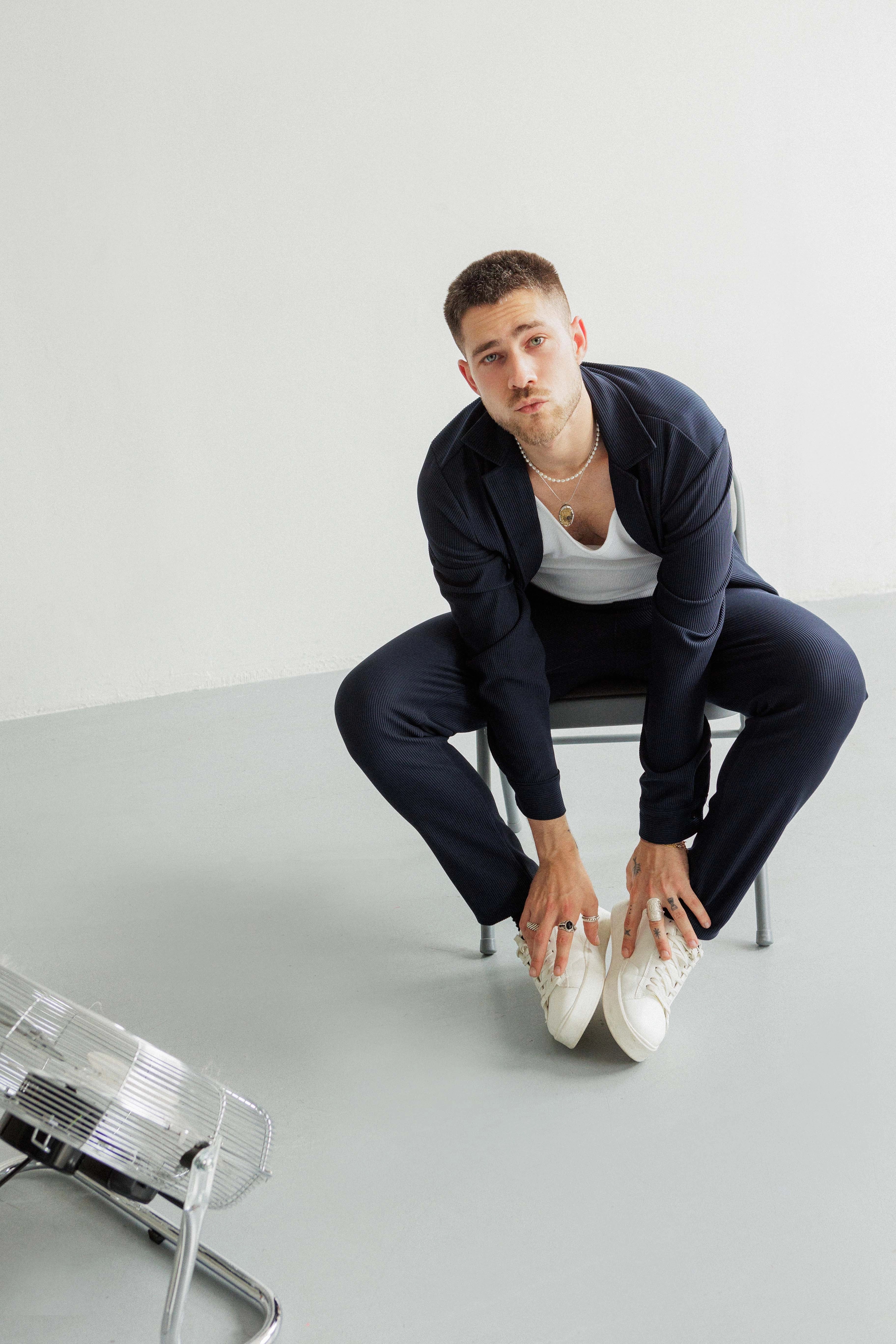 Ensemble plissé chemise et pantalon - Image 3