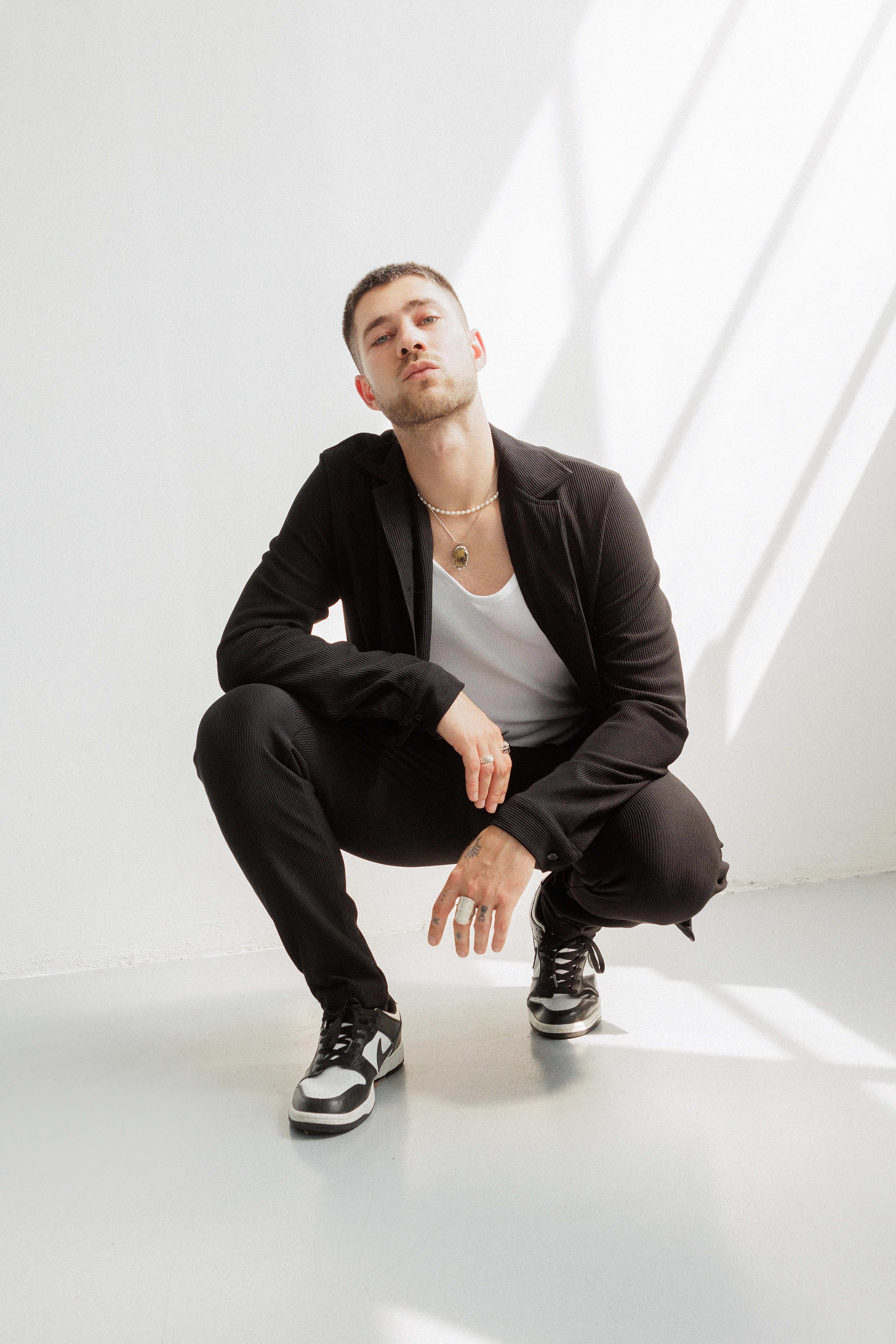 Ensemble plissé chemise et pantalon - Image 4