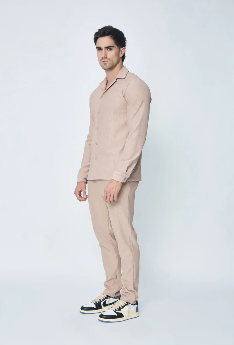 Ensemble plissé chemise et pantalon - Image 8