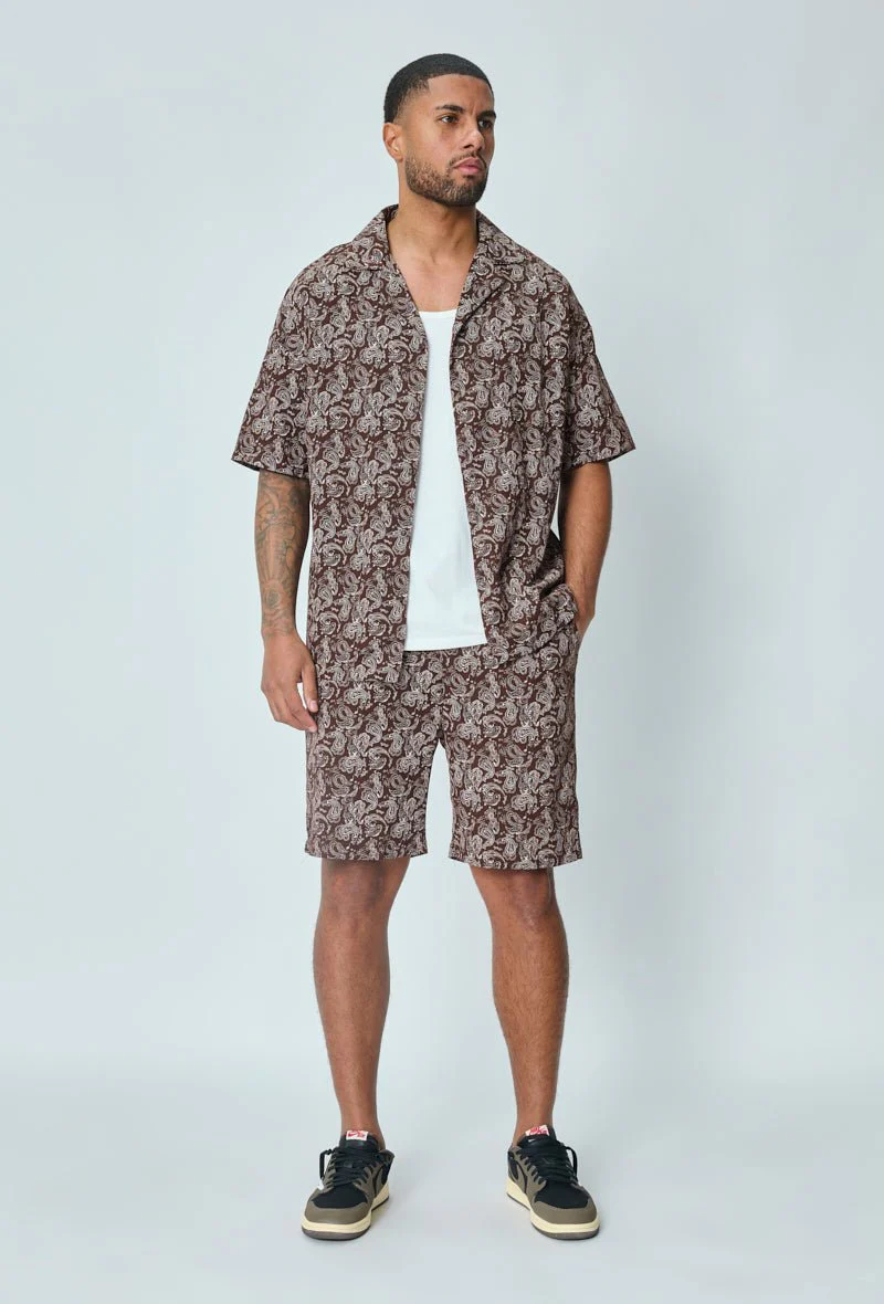 Ensemble short et chemise a motifs bandana - Image 10