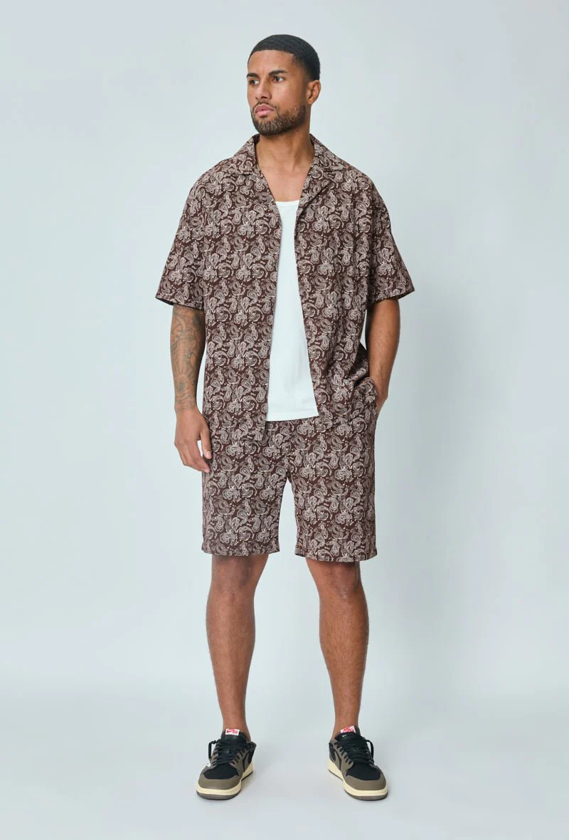 Ensemble short et chemise a motifs bandana - Image 11