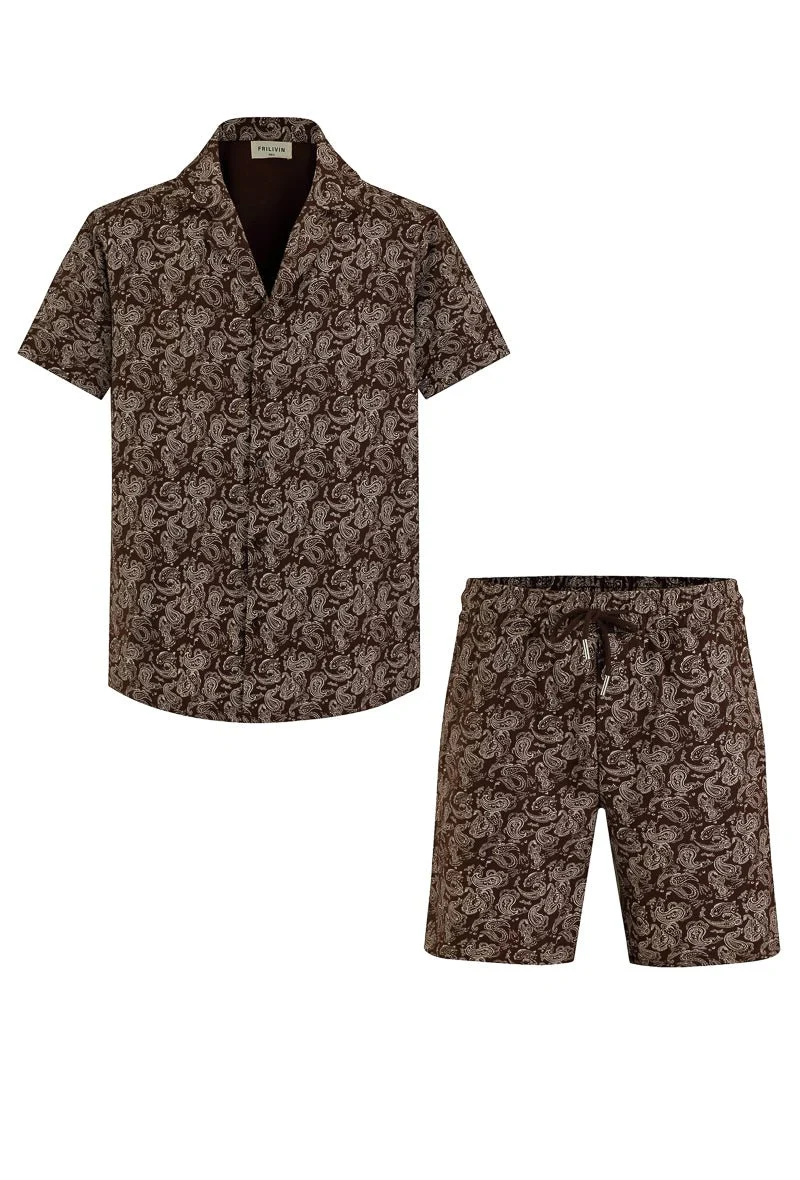 Ensemble short et chemise a motifs bandana - Image 15