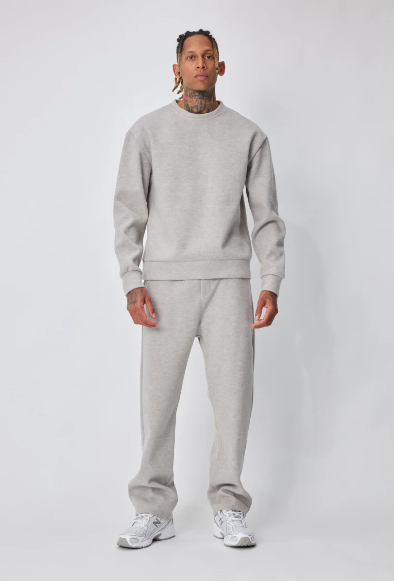 Ensemble sweat jogging uni avec capuche - Image 13