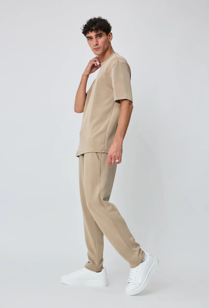 Ensemble t-shirt pantalon uni - Image 2