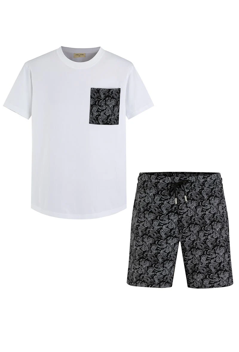 Ensemble t-shirt short bandana - Image 9