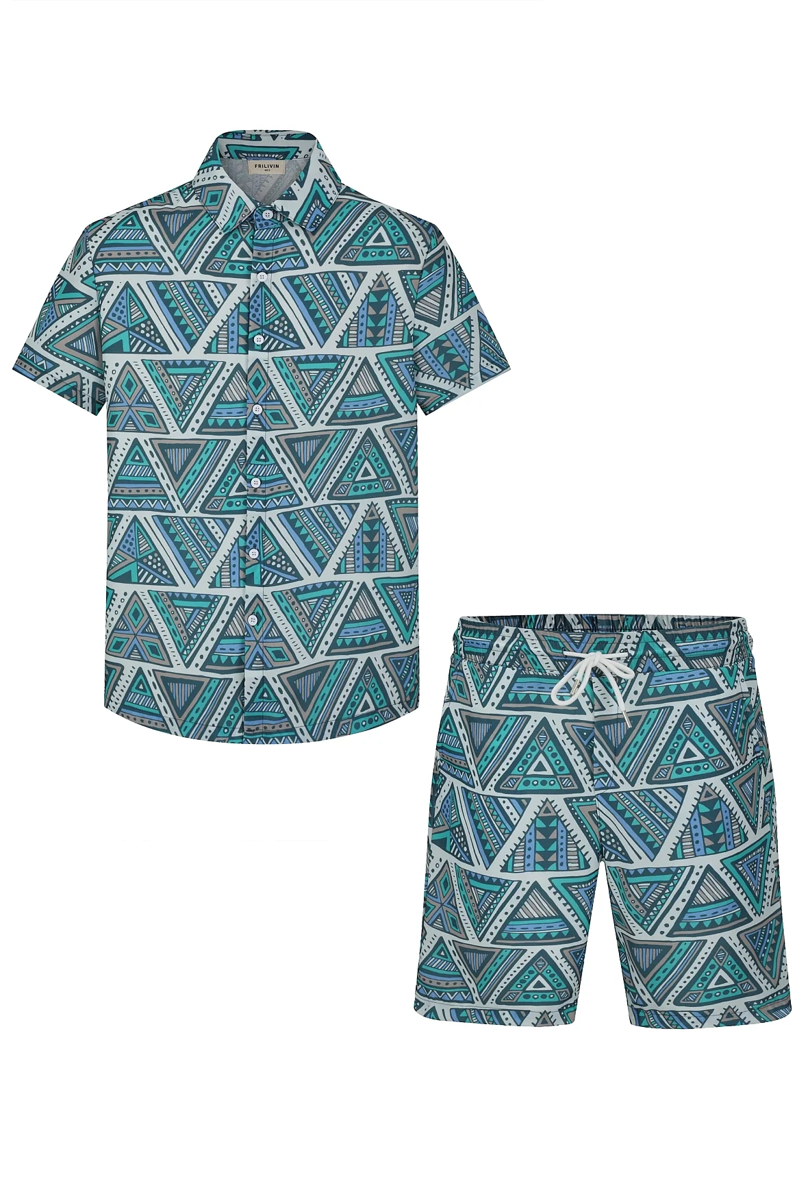 Ensemble tribal géométrique - Image 14