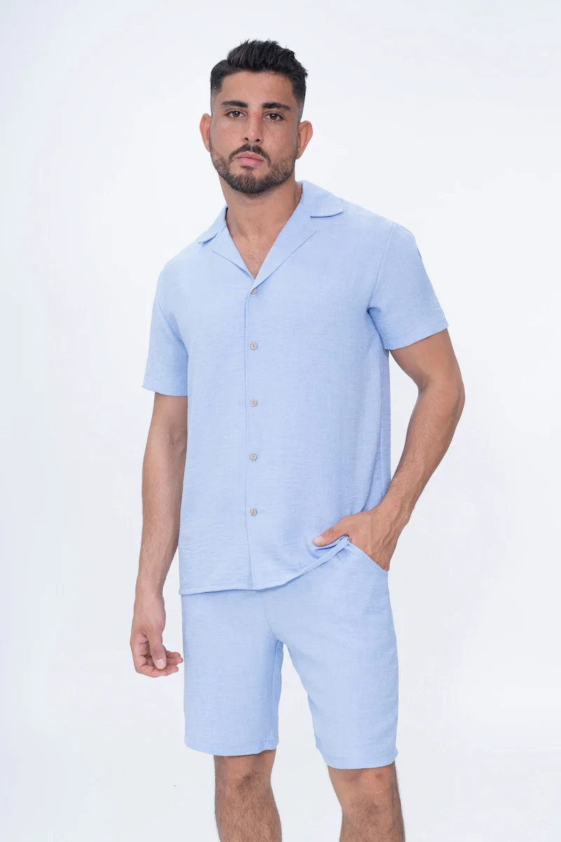 Ensemble uni chemise short - Image 10