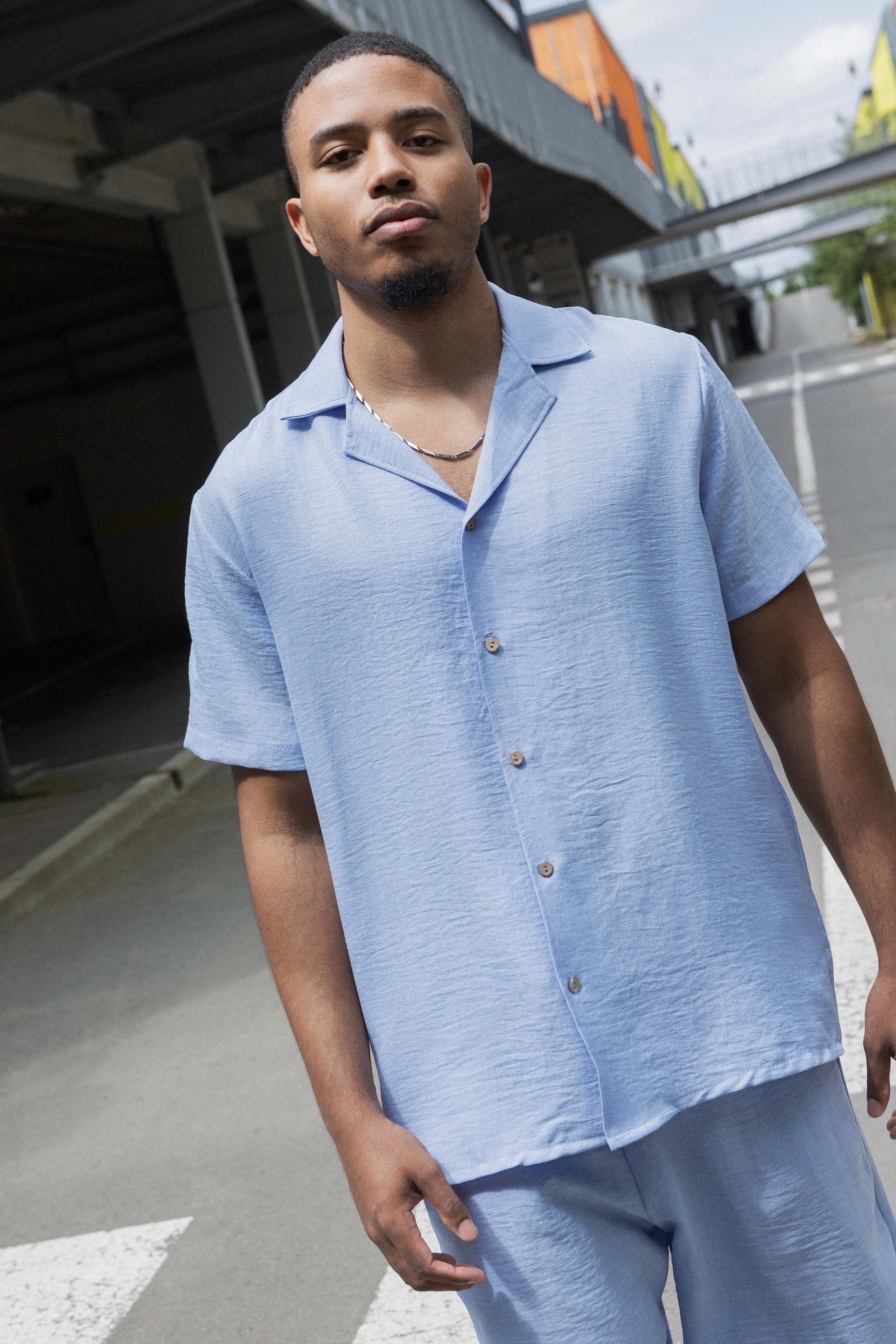 Ensemble uni chemise short - Image 13