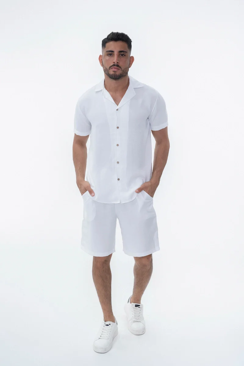 Ensemble uni chemise short - Image 14