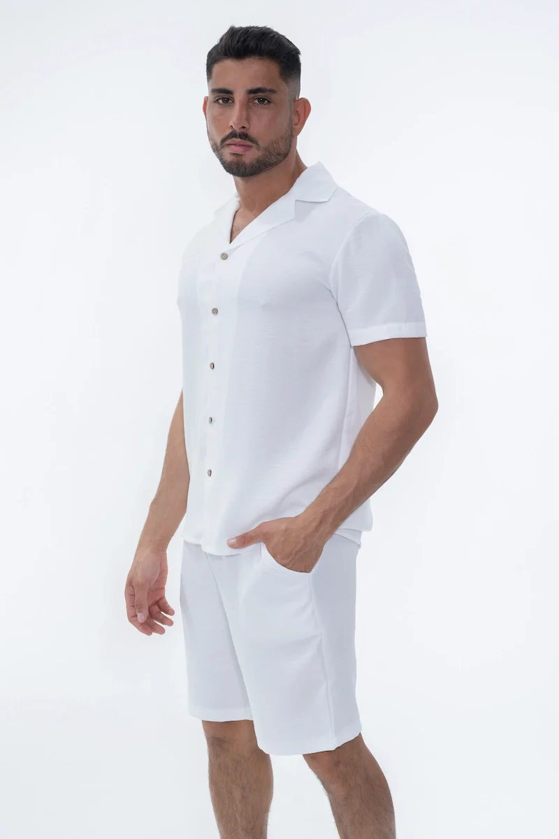 Ensemble uni chemise short - Image 16