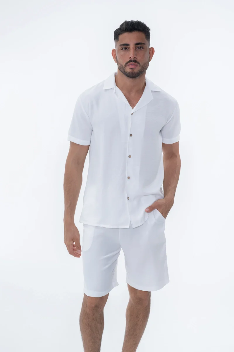 Ensemble uni chemise short - Image 17
