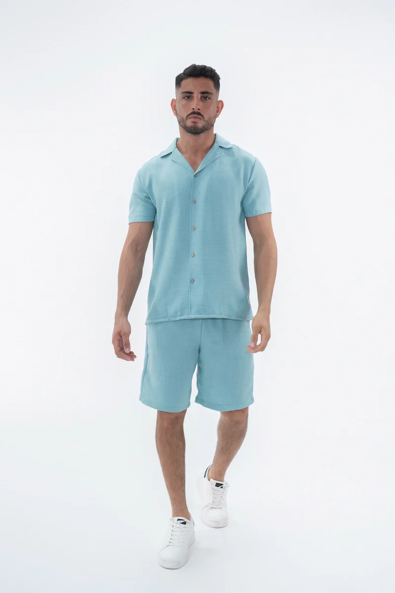 Ensemble uni chemise short - Image 19
