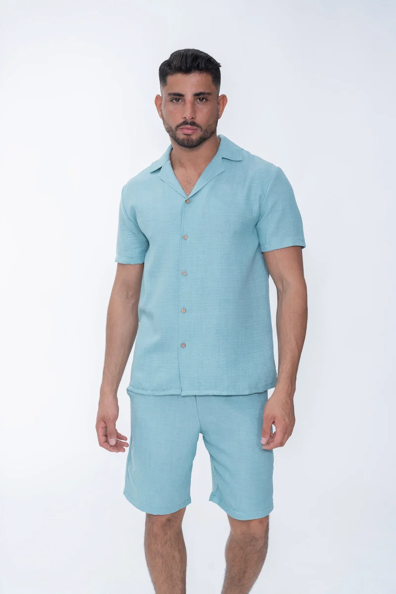 Ensemble uni chemise short - Image 22