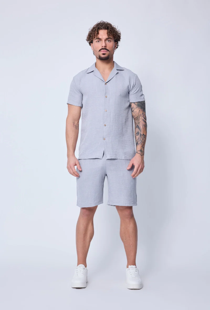 Ensemble uni chemise short - Image 30
