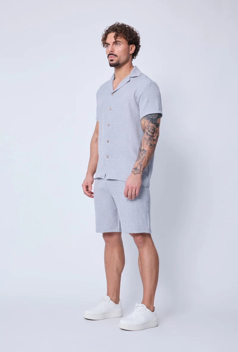 Ensemble uni chemise short - Image 31