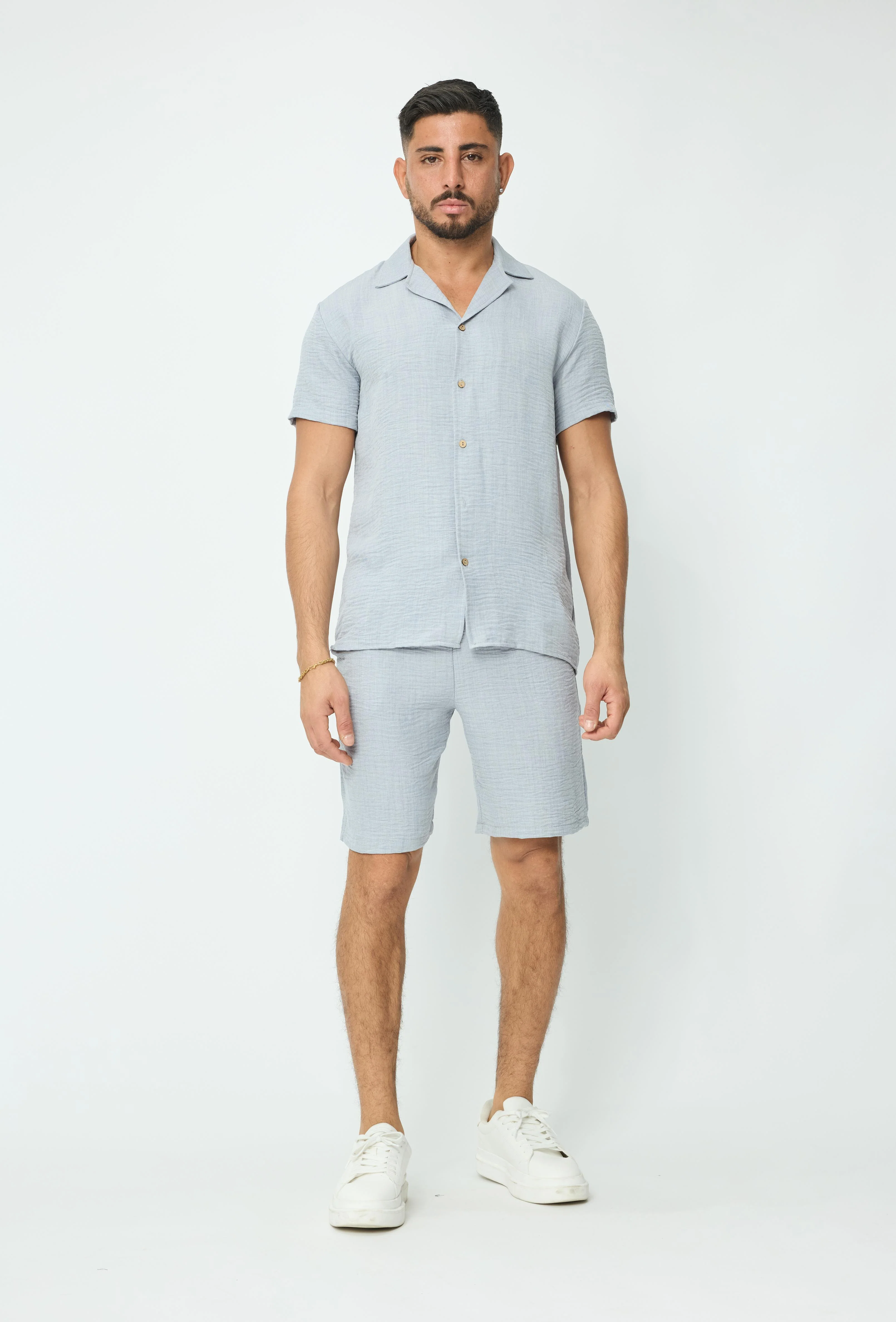Ensemble uni chemise short - Image 35
